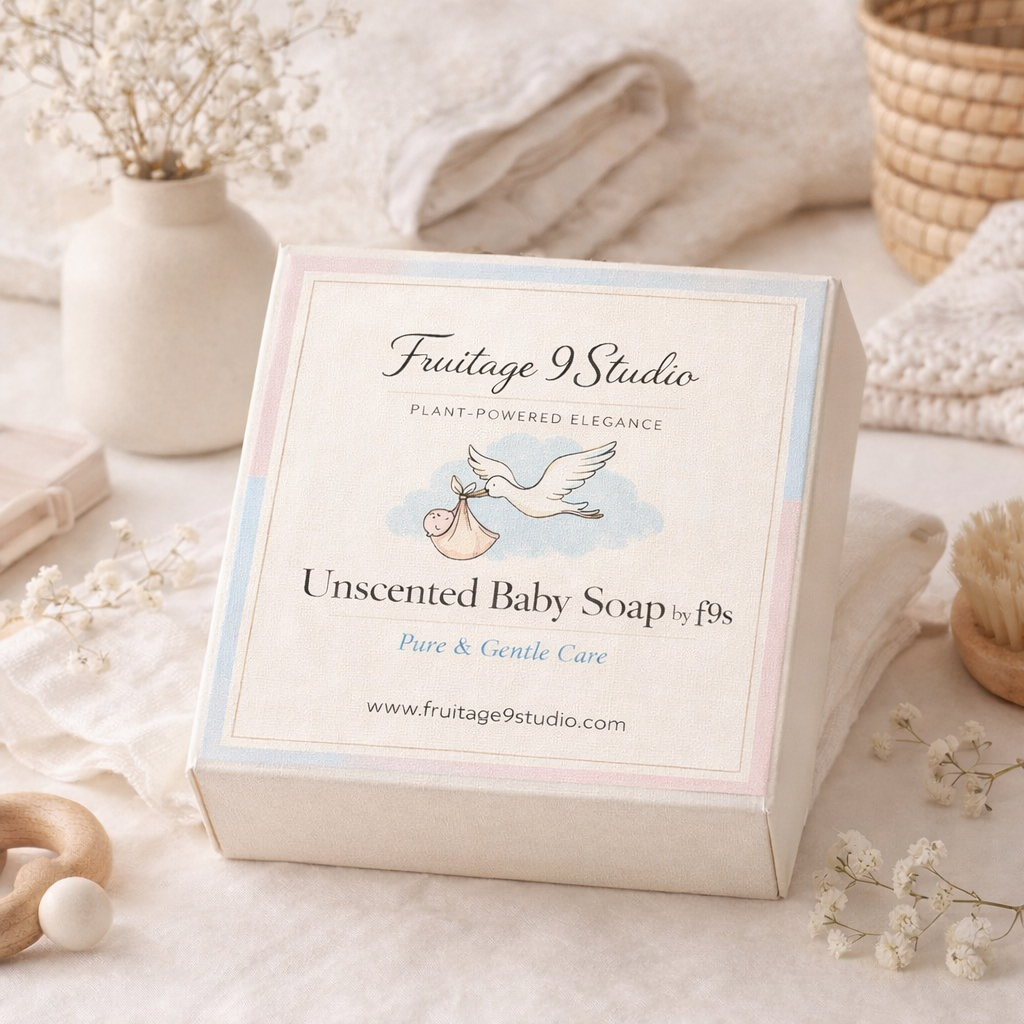 Unscented Baby Soap by f9s luxury bar soap