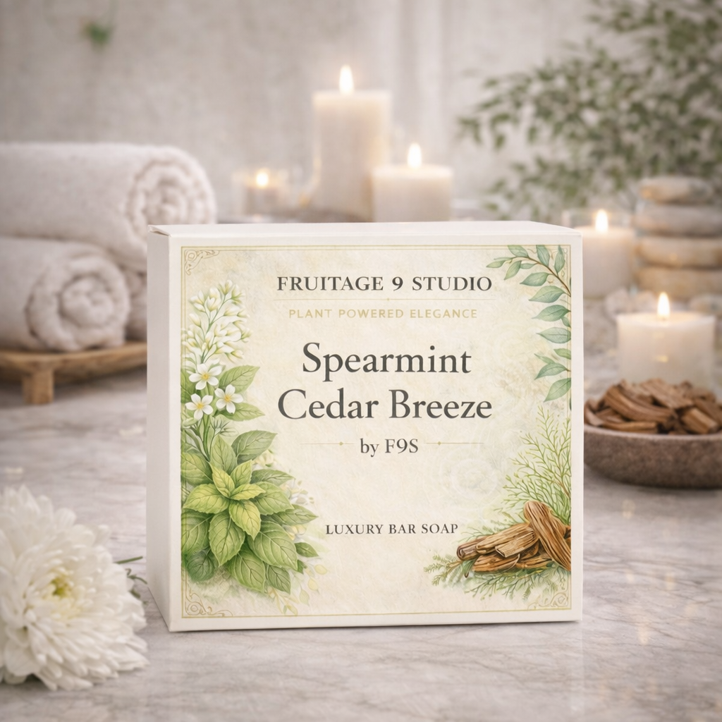 Spearmint Cedar Breeze by f9s luxury bar soap