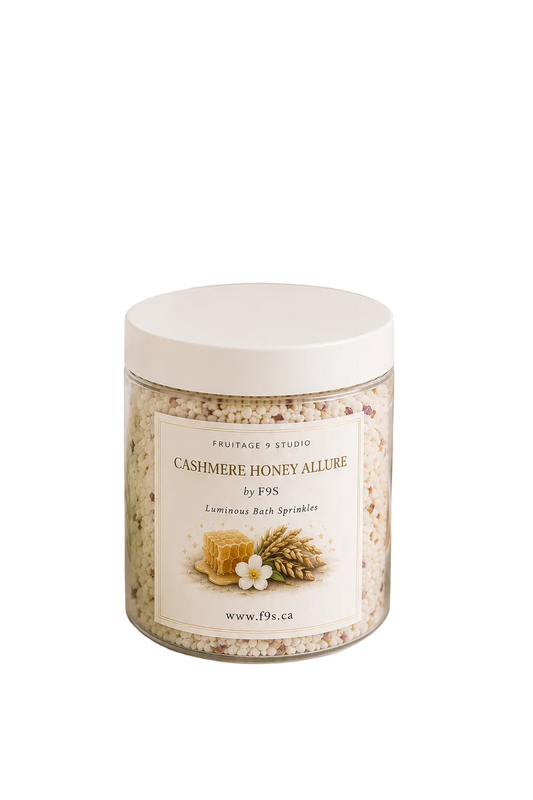 Cashmere Honey Allure by f9s Luminous Bath Sprinkles  Fruitage 9 Studio