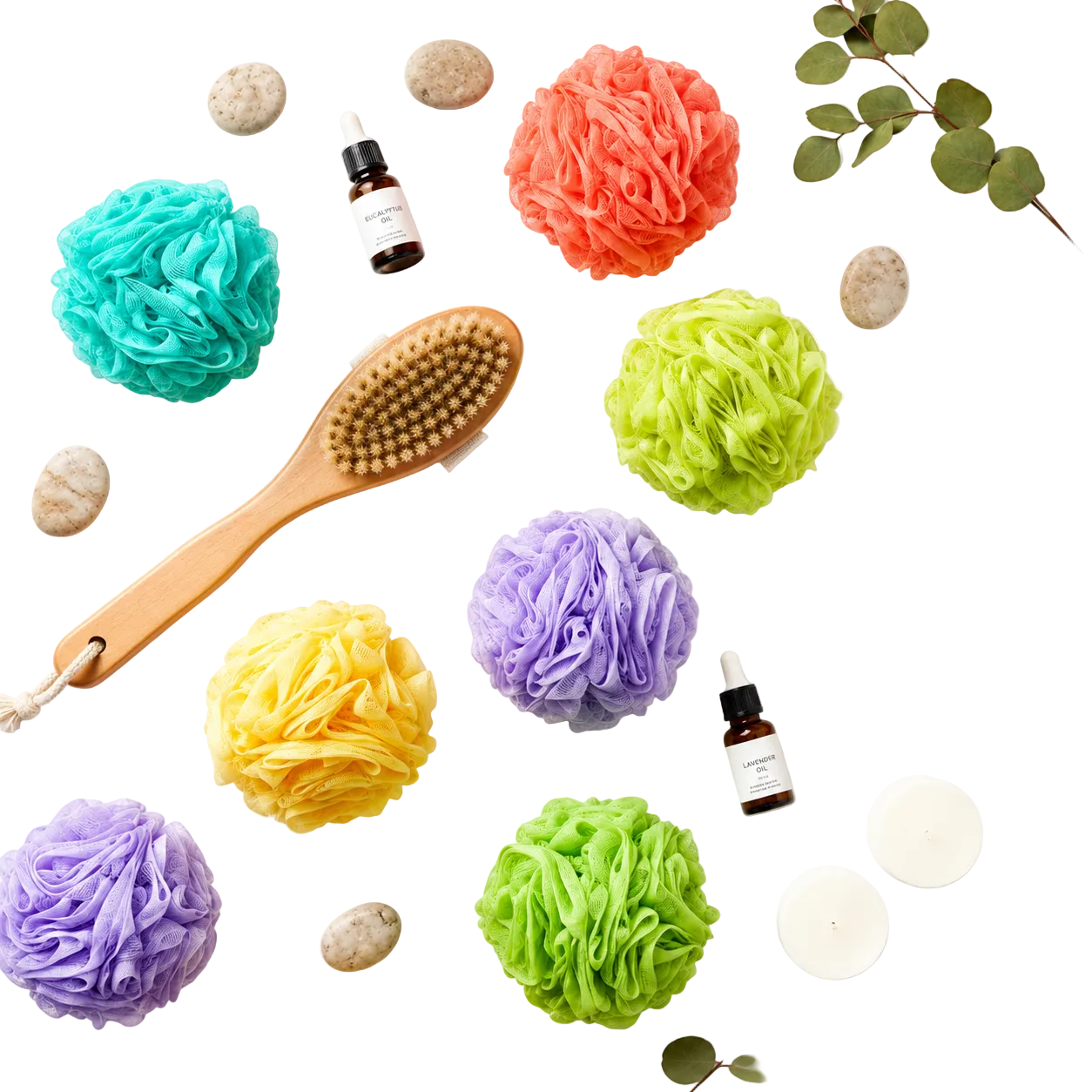 Loofah and soap bundle  Fruitage 9 Studio