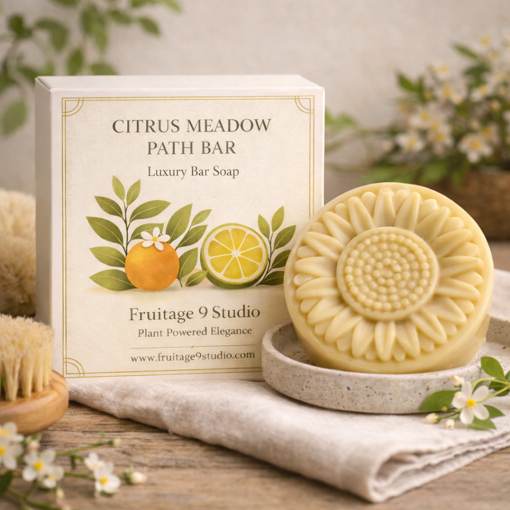 Citrus Meadow Path Bar luxury Bar Soap