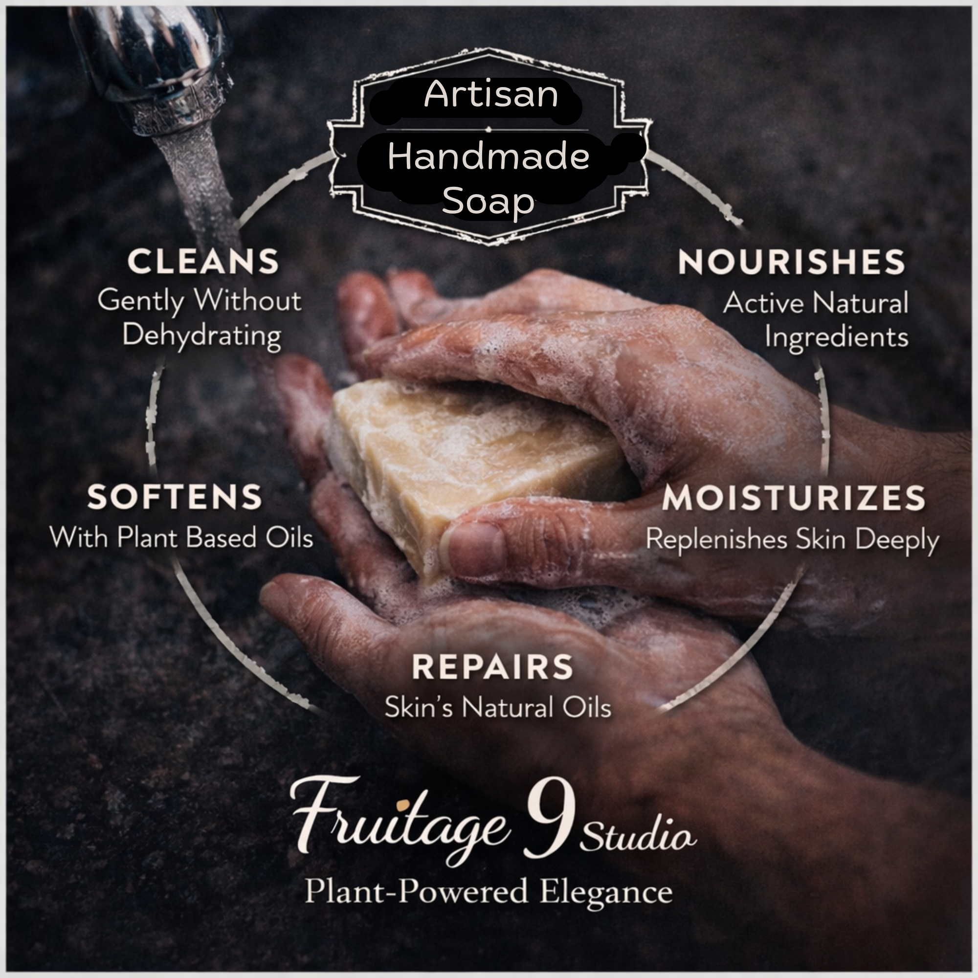 Planted Rooted Strength Bar Luxury Bar Soap